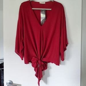 Entro Rock The Runway Tie Top